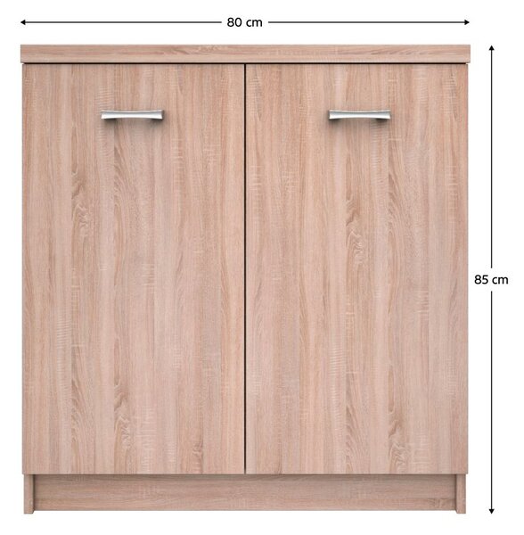 Dulap Topta Typ 21 2D (Stejar sonoma). 1075473