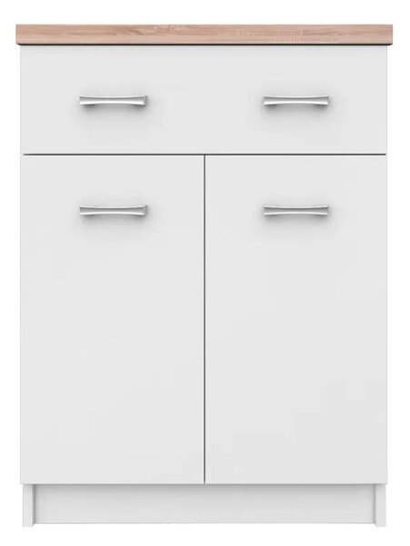 Comodă Topta Typ 41 2D1S60 (alb + Stejar sonoma). 1075470