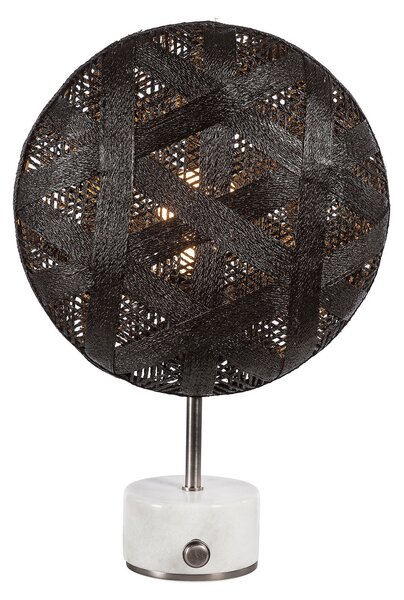 Forestier Chanpen S Hexagonal masă argintiu/negru, reglabil, Negru, Camera de zi / sufragerie, Design