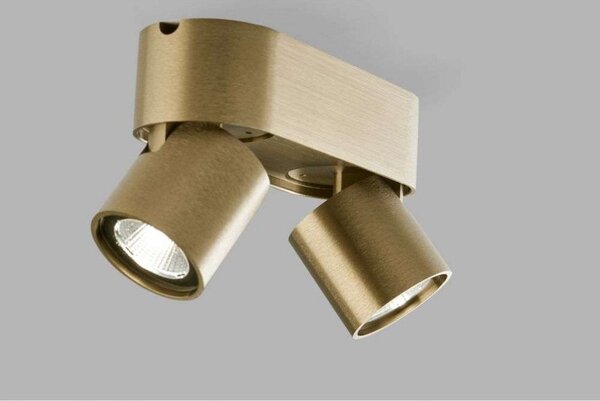 Plafoniere LIGHT-POINT, reglabil, Auriu / Alamă, Camera de zi, Aluminiu