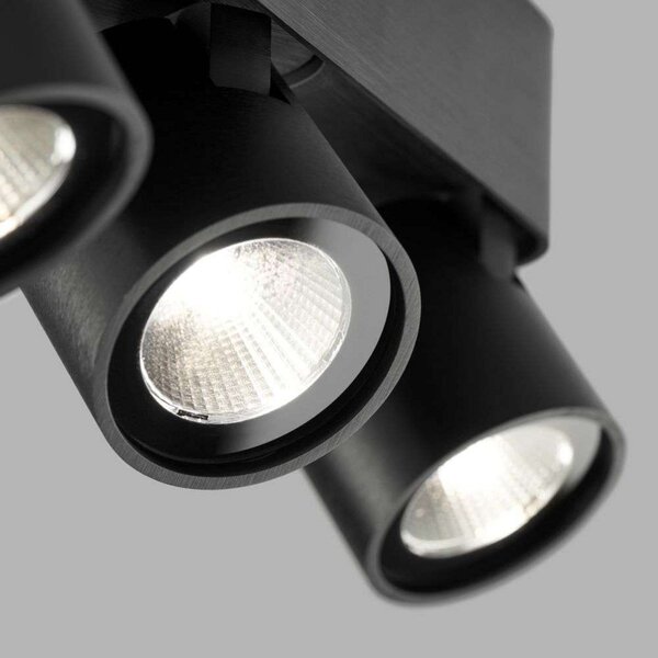 Plafoniere LIGHT-POINT, reglabil, Negru, Bucătărie, Aluminiu
