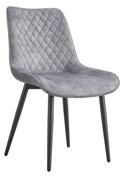 Scaun sufragerie Zaino Typ 1 J19-UF912-09B (gri deschis + negru). 1075502