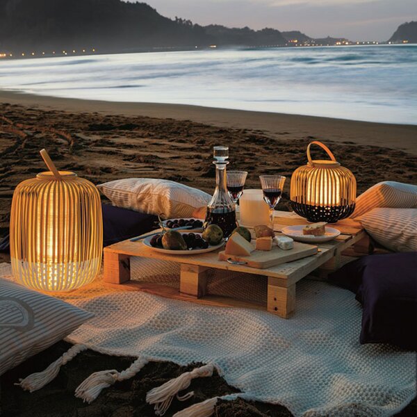 Forestier Lampa decorativă Take A Way M, IP20, albă, reglabil, Alb, Bamboo, Design