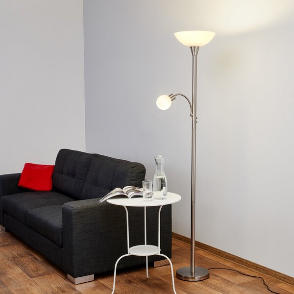 Lampadar Lindby, Elaina, Gri, Camera de zi, Metal, Modern