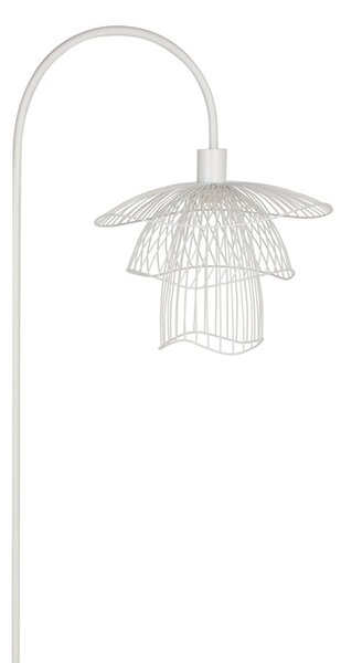 Forestier Papillon XS lampadar, alb, Alb, Camera de zi / sufragerie, Metal, Design