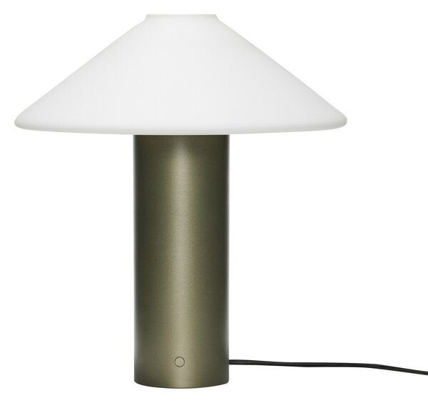 Lampă de masă Hübsch, Orbit, reglabil, Verde, Camera de zi, Metal, Design
