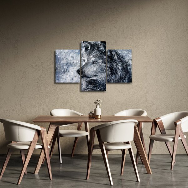 Tablou - Lupul din desene animate (90x60 cm)