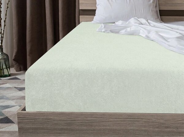 Cearsaf din polar MOLTON verde deschis 180 x 200 cm