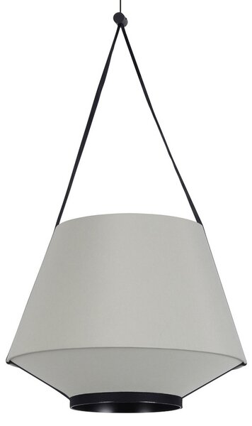 Forestier Carrie XS lampă suspendată, oliv, reglabil, Verde, Camera de zi / sufragerie, Țesătură / Textil, Design