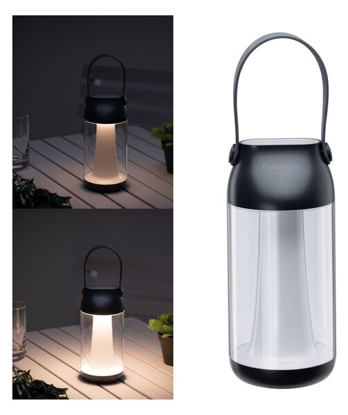 Lampă de Exterior Paulmann, Capulino, reglabil, Negru, Plastic, Modern