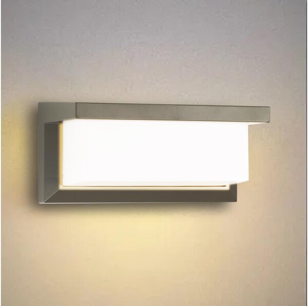 Aplică LED de exterior Brilagi BRICKY LED/12W/230V gri IP54