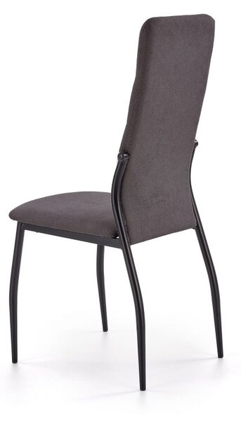 Scaun de bucaterie Muriel, gri/negru