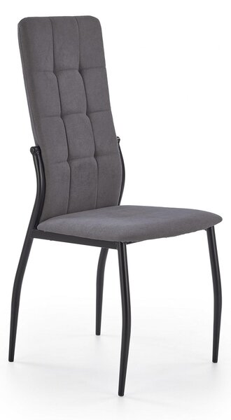 Scaun de bucaterie Muriel, gri/negru