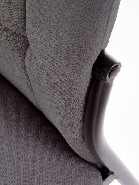 Scaun de bucaterie Muriel, gri/negru