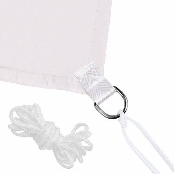 Prelata soare / vela umbrire dreptunghiulara 3.0 x 2.0 m, gri deschis
