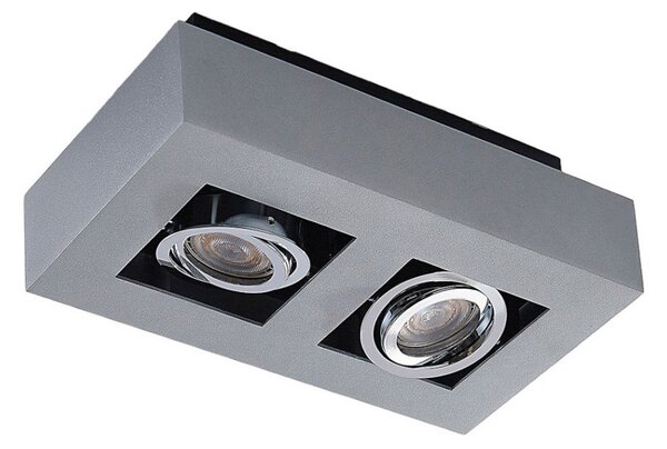 Plafoniere Arcchio, VINCE, reglabil, Gri, Zona coridorului, Aluminiu, Modern