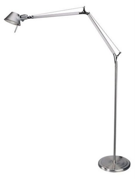 Lampadar Artemide, Metalic, Camera de zi, Aluminiu, Design