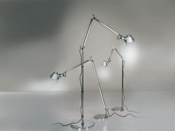 Lampadar Artemide, Metalic, Camera de zi, Aluminiu, Design