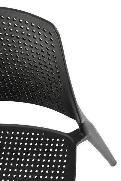 Scaun de bucaterie Niles, negru