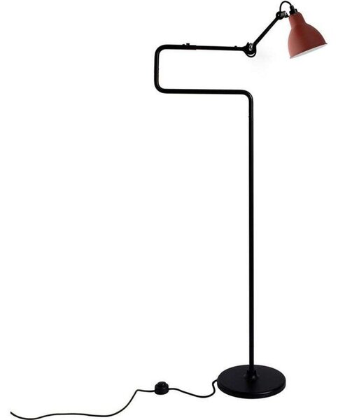 Lampadar Lampe Gras, Roșu, Camera de zi, Metal