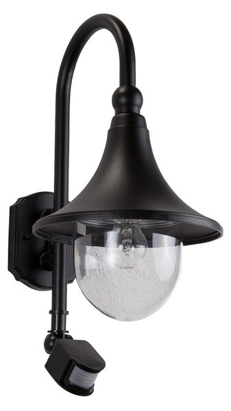 Lampă de Exterior Lindby, Daphne, reglabil, Negru, Balcon, Aluminiu, Modern