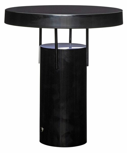 Lampă de masă Hübsch, BringMe, reglabil, Negru, Terasă, Metal