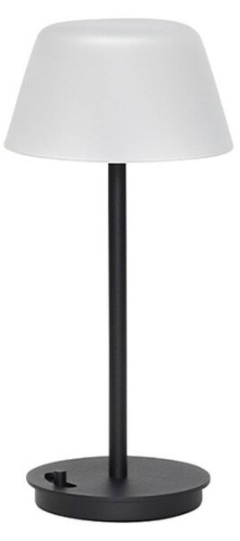 Lampă de masă Hübsch, reglabil, Negru, Camera de zi, Metal