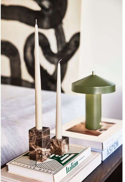 Lampă de masă OYOY Living Design, reglabil, Verde, Camera de zi, Metal