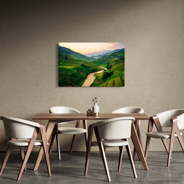Tablou - Terase de orez II. (90x60 cm)