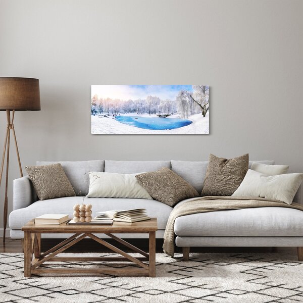Tablou - Lac de gheață (120x50 cm)