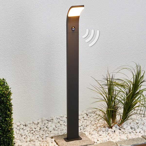 Lampă de Exterior Lucande, Timm, Negru, Terasă, Aluminiu, Modern