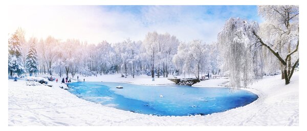 Tablou - Lac de gheață (120x50 cm)