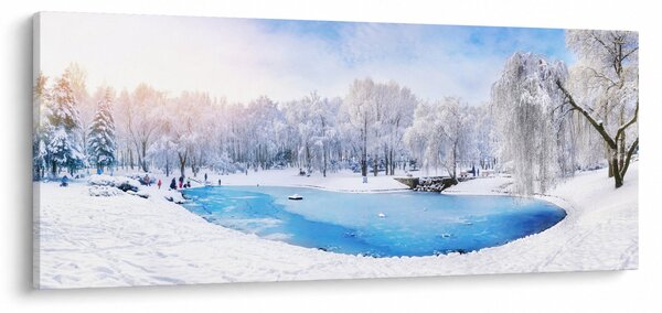 Tablou - Lac de gheață (120x50 cm)
