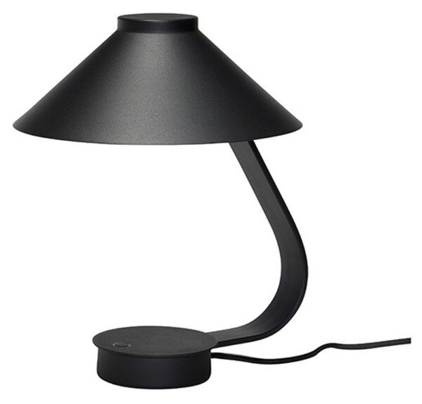 Lampă de masă Hübsch, reglabil, Negru, Camera de zi, Metal
