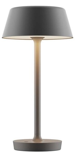 Lampă de masă ANTIDARK, reglabil, Gri, Camera de zi, Aluminiu