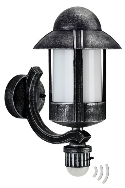 Albert Leuchten Dorothy aplică exterior stil rustic, negru, Negru, Metal, Casă de țară / Rustic
