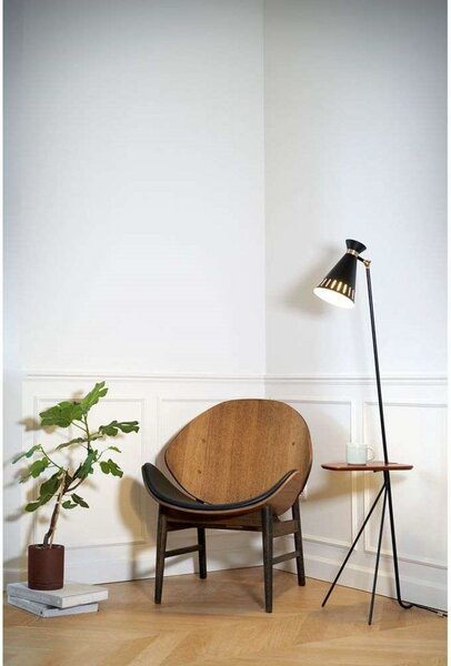 Lampadar Warm Nordic, Negru, Camera de zi, Metal, Vintage
