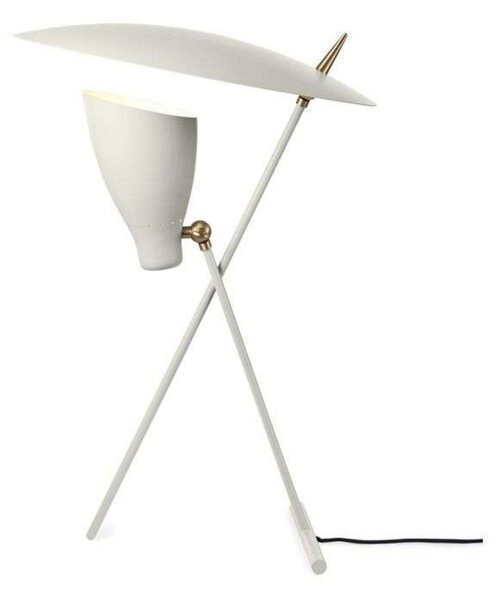 Lampă de masă Warm Nordic, Silhouette, Alb, Camera de zi, Metal, Design