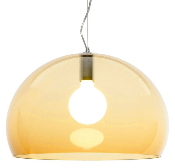 Lustră Pendul Kartell, FL/Y, reglabil, Galben, Camera de zi, Plastic, Design