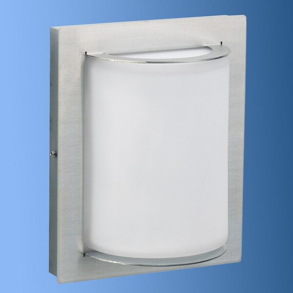 Albert Leuchten Aplică pentru exterior Semicircolare 20,5 cm, reglabil, Metalic, Sticlă