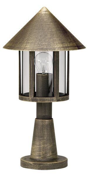 Albert Leuchten Lampă cu postament Lampione alamă maro, Bronz / Alamă Veche, Metal, Antichitate