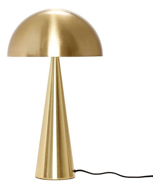 Lampă de masă Hübsch, Auriu / Alamă, Camera de zi, Metal, Design