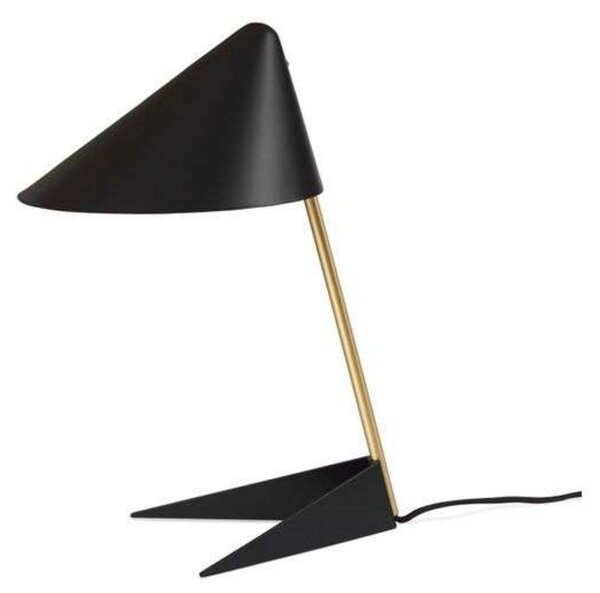 Lampă de masă Warm Nordic, Ambience, Negru, Camera de zi, Metal, Design