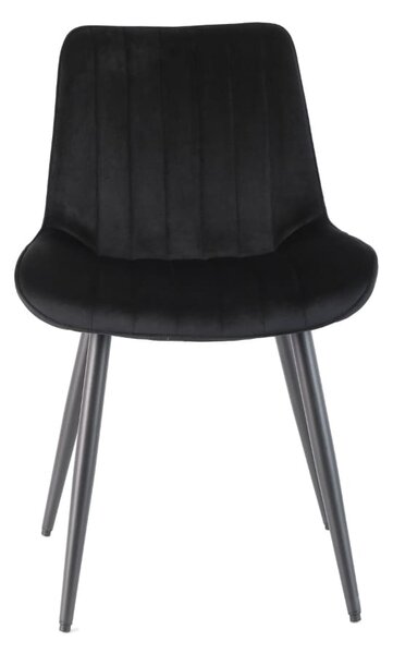 Scaun de bucaterie Rowena, negru