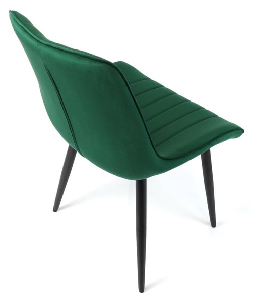 Scaun de bucaterie Rowena, verde închis