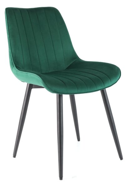 Scaun de bucaterie Rowena, verde închis