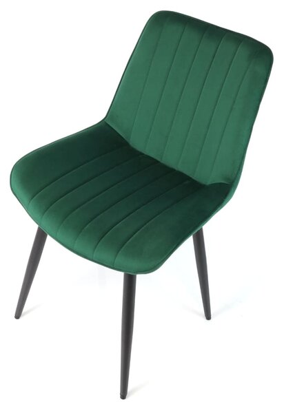 Scaun de bucaterie Rowena, verde închis