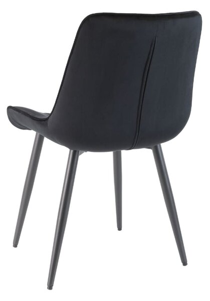 Scaun de bucaterie Rowena, negru