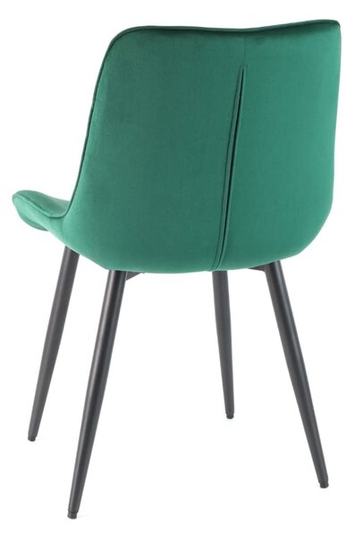 Scaun de bucaterie Rowena, verde închis