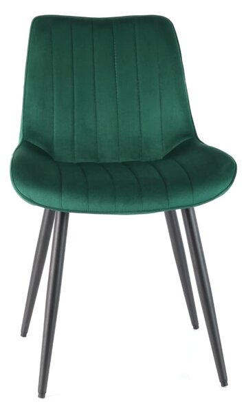 Scaun de bucaterie Rowena, verde închis